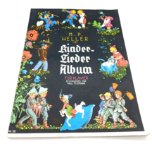 Vintage Kinder Lieder Album für klavier MP Heller in German Childrens Mu... - $21.98
