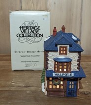 Department 56 “Walpole Tailors” Dickens Village Series #59269 w/ Light Cord - £14.62 GBP