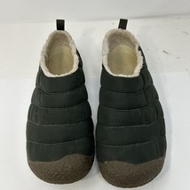 Keen Howser Cush Dark Green Slip On Quilted Comfort Faux Fur Slipper Shoes 10.5 - £23.74 GBP