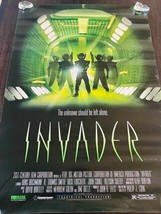 Movie Theater Cinema Poster Lobby Card vtg 1992 Invader Sci Fi Alien Bac... - $49.45