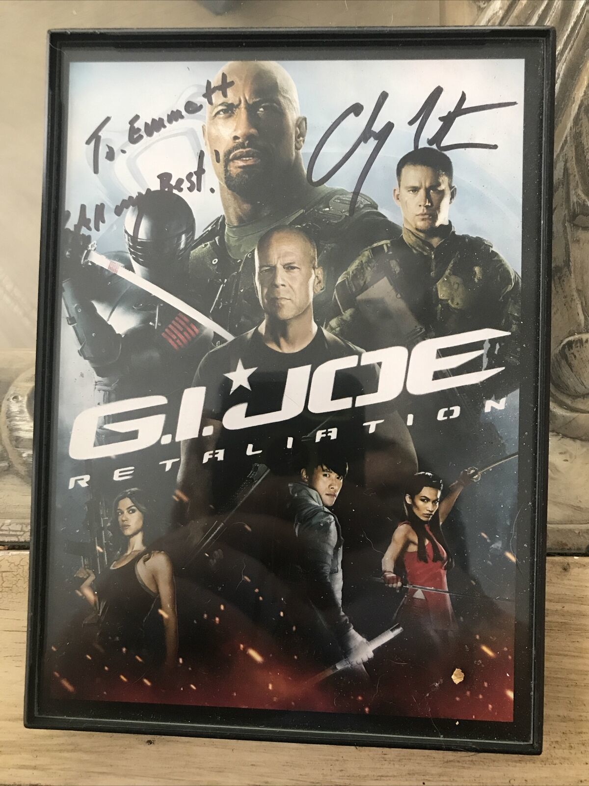 Channing Tatun Signed Autograph Photo 5x7 - $10.40