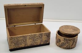 *Z) Set of 2 Jewelry Trinket Photography Resin Storage Boxes Home Office - $24.74