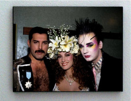 Rare Framed Freddie Mercury Boy George Jane Seymour Vintage Photo. Giclée Print - £15.02 GBP