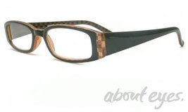 G426 Black &amp; Brown Patterned +1.0 Reading Glasses - Fashion - £12.64 GBP