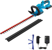 Cordless Hedge Trimmer, 20V / 2.0Ah Electric Bush Trimmer With 22&quot; Dual-... - $90.99