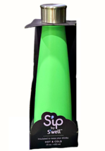 NEW Sip by Swell Water Bottle 15 oz Spearmint Green Stainless Steel Insulated - £11.32 GBP