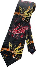Steven Harris Mens Music Notes G Clef Score Symbols Band Concert Performer - $14.80