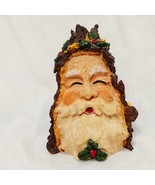 Santa Face of Tree Christmas Figurine 3.5&quot;  K&#39;s Collection Old Man Winte... - £14.88 GBP