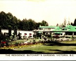 Vtg Postcard RPPC The Residence Butchart Gardens Victoria BC Unused Gowe... - $4.90