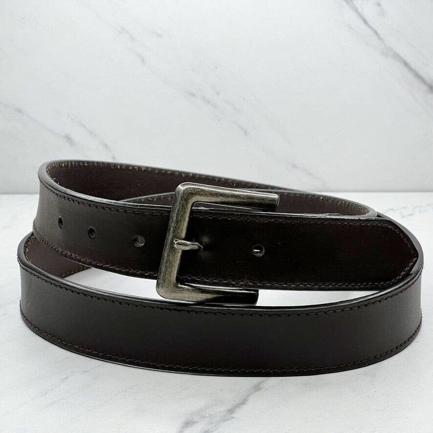 Primary image for Brown Genuine Leather Belt Size 44 Mens