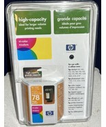 2004 GENUINE HP 78XL Color Capacity High Yield Ink Cartridge C6578AN OEM... - $9.44 CAD
