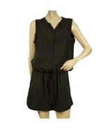 Philosophy Black Tencel Sleeveless Romper Playsuit Shorts size S - $79.20