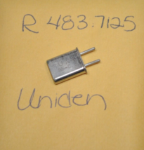 Uniden Scanner/Radio Frequency Crystal Receive R 483.7125 MHz - £8.64 GBP