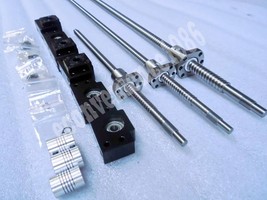 Antiblash RM1204-230/520/530 mm Ballscrews&amp;BF10/BK10&amp;Couplings CNC Kit - £97.84 GBP