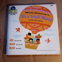 Disney: It’s a Small World 323 ~ Book and Record ~ TESTED Nice ~ R23-1M - £11.87 GBP