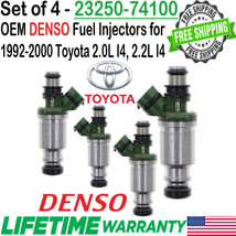 Genuine Flow Matched x4 Denso Fuel Injectors For 1992-2000 Toyota Camry 2.2L I4 - £73.94 GBP