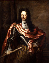 Hand Painted Oil Painting Huge Realism male portrait King William III of England - $65.44