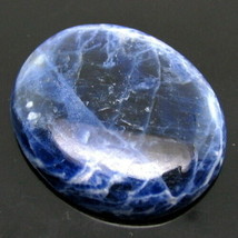 45.2Ct Natural Picture Sodalite Oval Cabochon Gemstone - £18.96 GBP