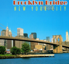 Brooklyn Bridge New York City Postcard Modern - $12.95