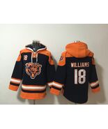 Caleb Williams Bears Navy Lace-Up Pullover Jersey Hoodie  - $59.25