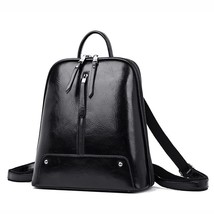 Women Leather Backpack Fashion Backpack Purse Female Travel Shoulder Bag Large C - £55.05 GBP