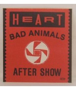 HEART (ANN &amp; NANCY WILSON) - VINTAGE ORIGINAL CONCERT TOUR CLOTH BACKSTA... - $10.00