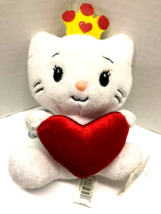 Angel Cat Sugar 7&quot; With Heart And Crown Plush Figure - £3.95 GBP