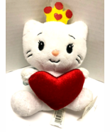 ANGEL CAT SUGAR 7&quot; With Heart and Crown Plush Figure - $6.78 CAD