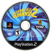 Destroy All Humans 2 Sony PlayStation 2 Video Game DISC ONLY Sci-Fi action - £9.58 GBP