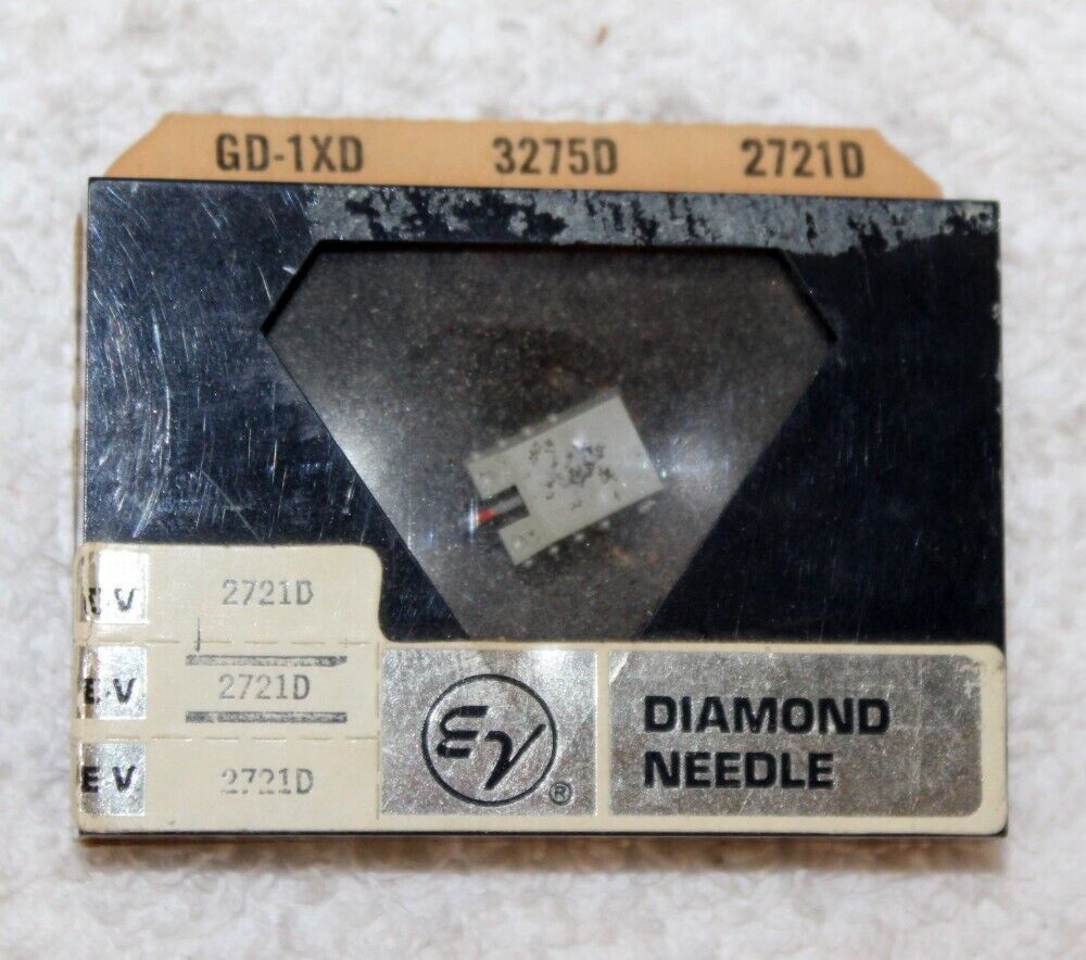 EV Electro-Voice GD-1XD 2721D 3275D Phono Cartridge Diamond Needle ~ NOS... - $11.99