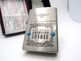 American Spirit Tobacco Cigarette Zippo MIB 2004 Rare - £140.75 GBP