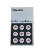 1975 Mobil Travel Map of Philadelphia Pennsylvania Vintage - $4.94