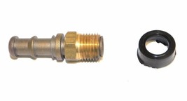 Big A Service Line 3-72140 Brass Hose Fitting, 1/4&quot; x 1/4&quot; Male Thread - £10.08 GBP