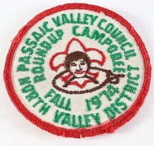 Vtg 1974 Passaic Valley Council Camporee Boy Scouts America BSA Camp Patch - £9.40 GBP
