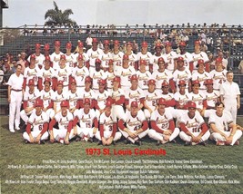 1973 ST. LOUIS CARDINALS 8X10 TEAM PHOTO BASEBALL PICTURE MLB - £3.87 GBP