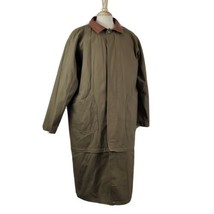 Men&#39;s Cotton Barn Coat XL Removeable Quilted Liner &amp; Lower Section Butto... - £29.84 GBP