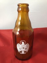 VTG El Aguila ACL Beer Bottle Glass Eagle Zorro Madrid Spain - $29.99