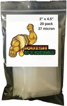 Nylon Rosin Press Filter Bags 2&quot; x 4.5&quot; (20 pack, 37 micron) - $30.99
