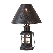 Innkeeper's Lamp with Metal Chisel Shade image 2