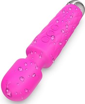 Personal Wand Massager - 20 Magic Patterns &amp; 7 Powerful Speeds (Pink) - £13.88 GBP