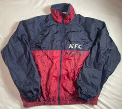 KFC Team Jacket Size Large Unisex Lined  Red And Blue Kentucky Fried - £14.26 GBP