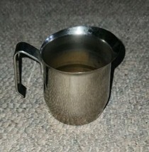 ILSA Milk Frothing Pitcher Stainless Steel Creamer Italy Made - $12.99