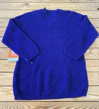 Carole Little Sport NWT Women’s Bead Detail Sweater size S Blue Sf6 - £15.62 GBP