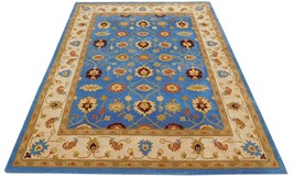 Classical Hand Tufted Rug Made of 100% Soft Blended Wool Persian Carpets for Liv - £215.46 GBP