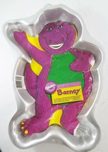 Wilton Barney Purple Dinosaur Full-body Waving Cake Pan 2105-6713 1993  - £15.70 GBP