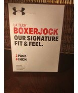 UA Tech BoxerJock Our Signature Fit &amp; Feel 2 Pack 6 Inch 3XL-New-SHIPS N... - $751.56 MXN