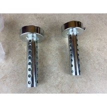 Silver Motorcycle Exhaust Can Muffler Insert Baffle 60 mm Set Of 2 - $12.86