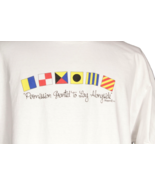 Boating Tee Shirt Permission Granted to Lay Alongside Nautical Flags Men... - $10.54 CAD
