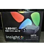 New Insight 4K Android Smart Projector IS 870 LED 3D Optimized Light Eng... - $153.45