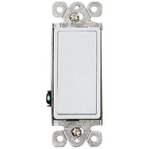 3 Way Decora Rocker Switch with Grounding 15A 120/277V White - $6.88
